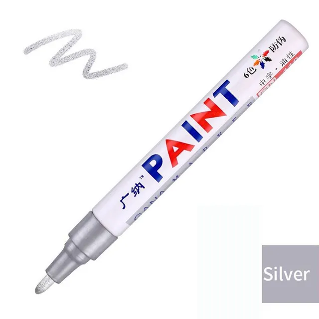 Paint Cleaner Car Wheel Cleaner Tyre Oil Paint Pen Car Rubber Tyre Polisher Metal Polishing Permanent Markers Graffiti Touch Scratch Wet Wax