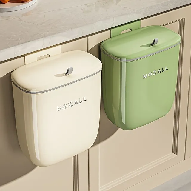 Kitchen trash bin with lid - 8 liters