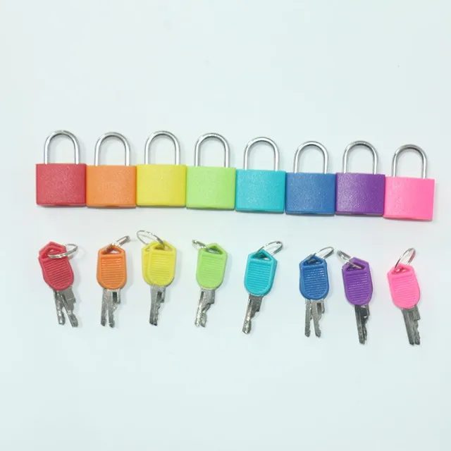 Set of educational Montessori colourful locks