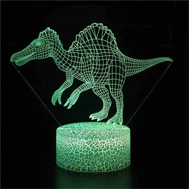 Lampa s dinosaurami