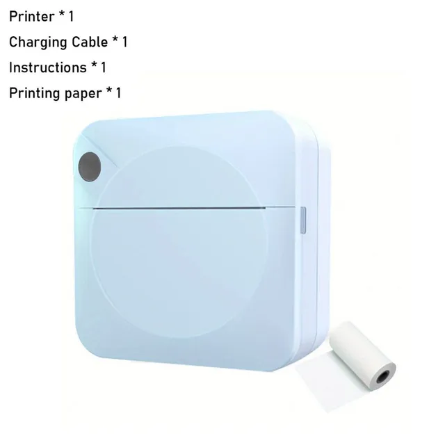 Portable mini photo printer without cables - Instant photos from your phone via Bluetooth