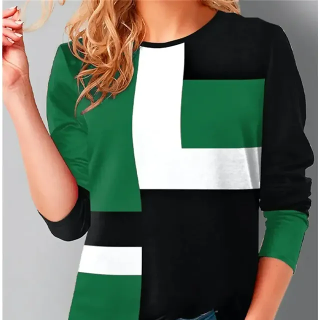 T-shirts with long sleeve for women, Slim Fit