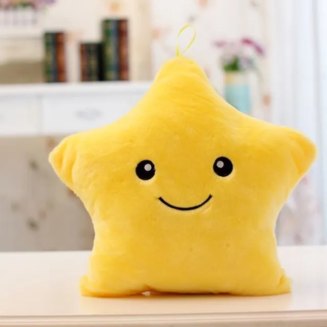 Plush luminous cushion STAR