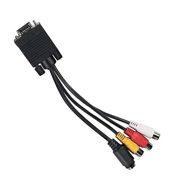 VGA adapter on S-video / RCA M/F 18 cm