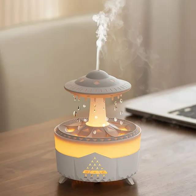 Intelligent air humidifier with aromatherapy and large tank