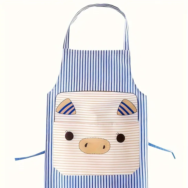 Men's stylish cooking apron, stain resistant with tied back piece