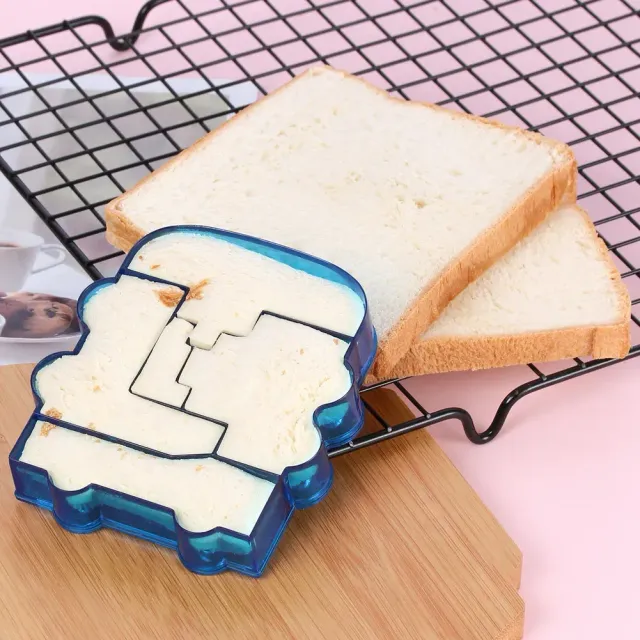 Univerzální sada vykrajovátek na sendviče pro snadné a efektivní tvarování sendvičů, pečiva a sušenek