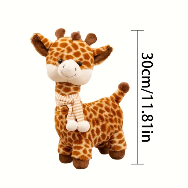 Soft stuffed giraffe - cute pet and decorative pillow