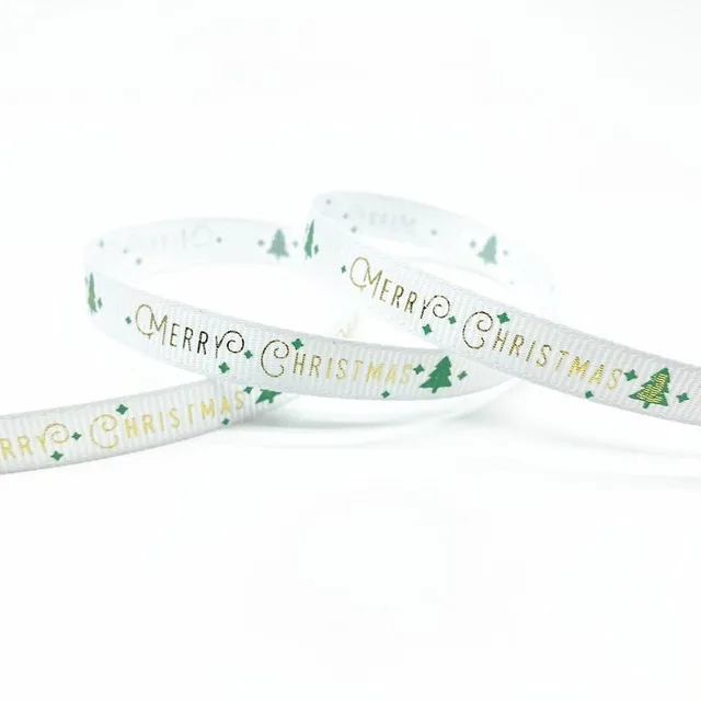 Christmas ribbon with print