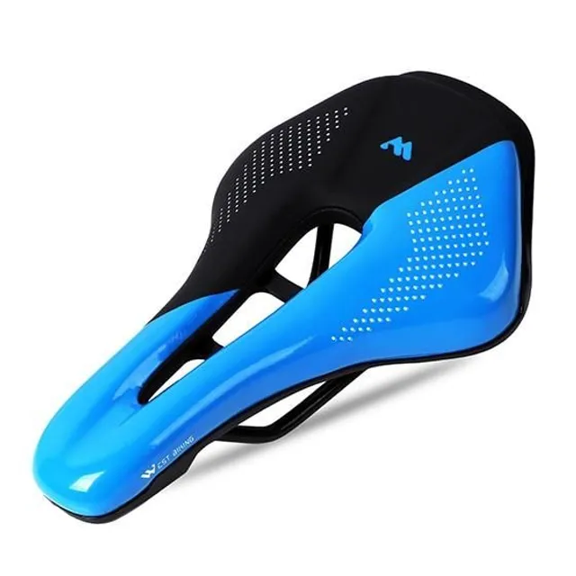 Comfortable bike saddle a-style-blue