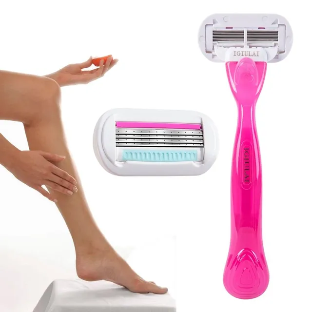 Igiulai Women's Safe Shaver with Replacement Razors