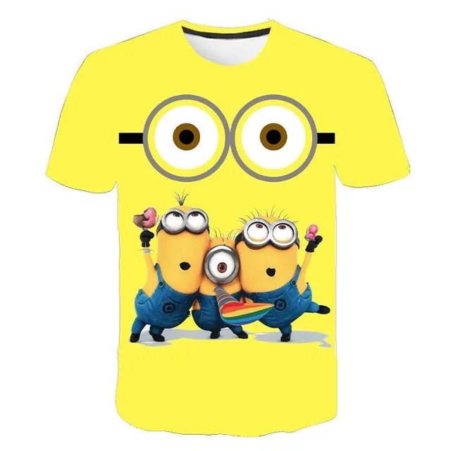 T-shirt amusant avec impression de Minions