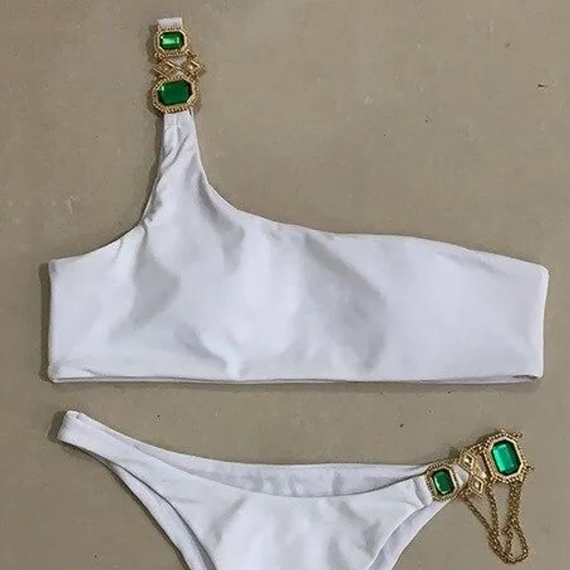 Bikini with rhinestones