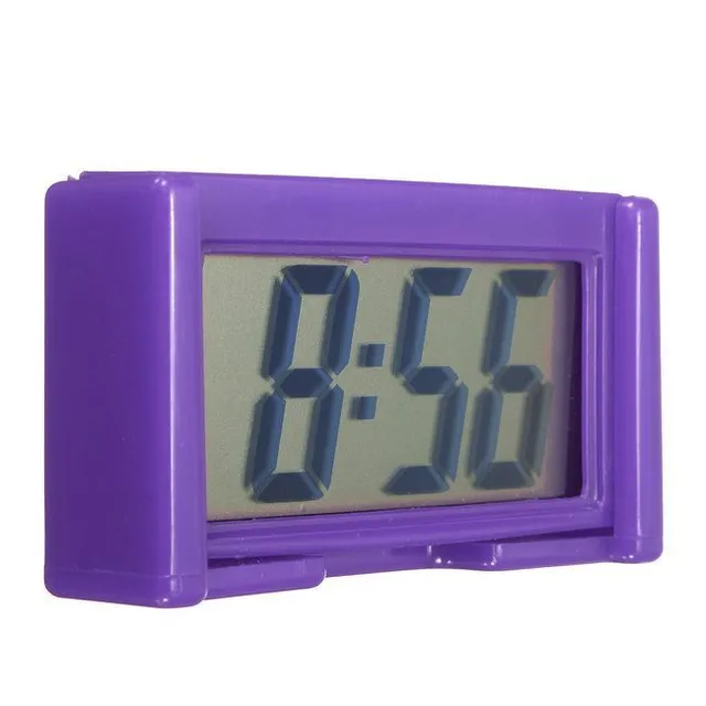 Digital self-adhesive LCD clock