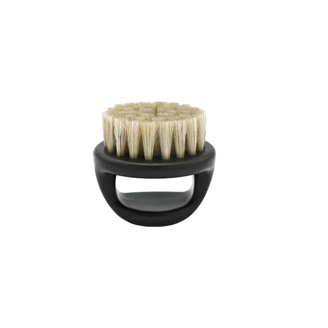 Brush for beard from boar brush Portable brush for beard 6 x 5.3 cm