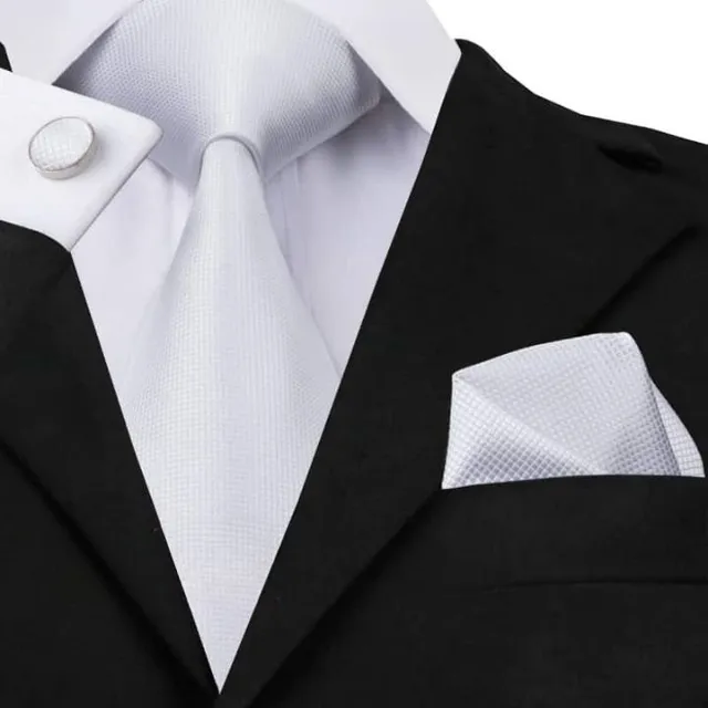 Men's luxury business set | Tie, Handkerchief, Cufflinks