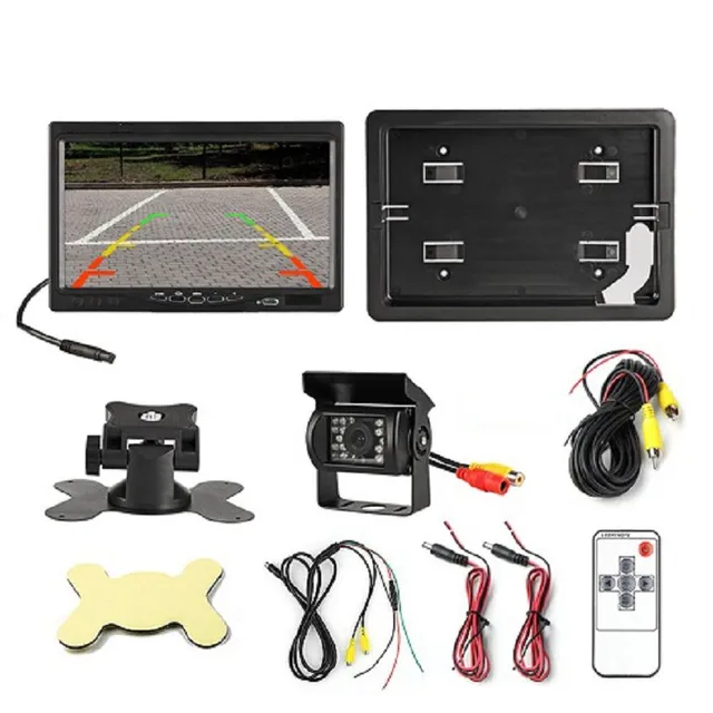 LCD monitor with rear parking camera