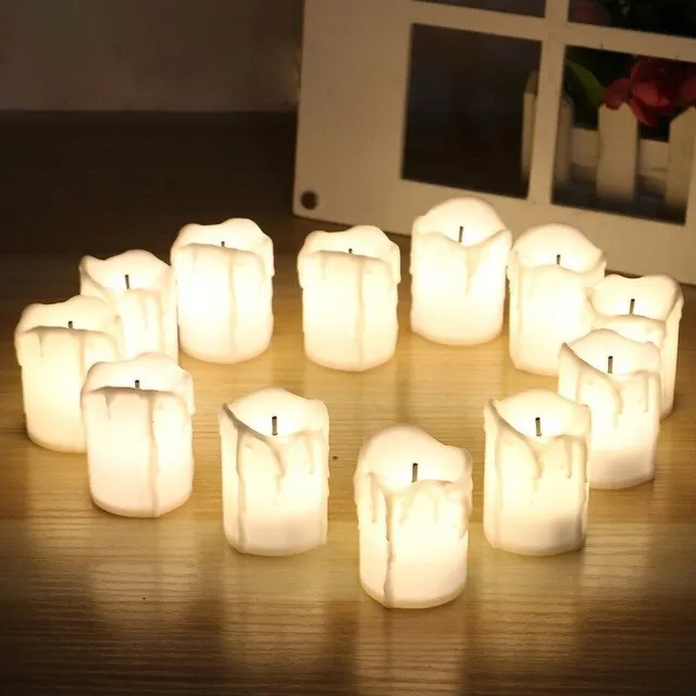 LED candles 12 pcs