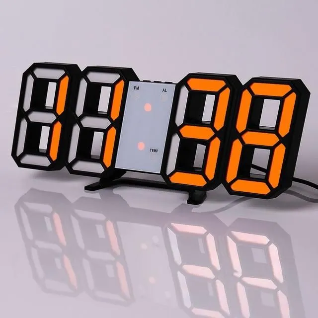 Wall mounted LED digital clock