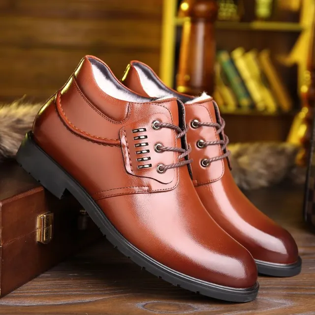 Men's insulated winter dress shoes