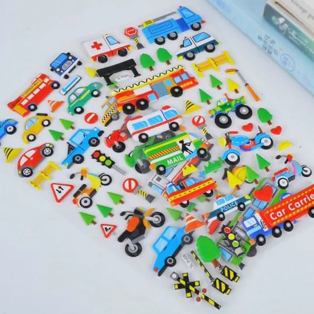 3D stickers vehicles