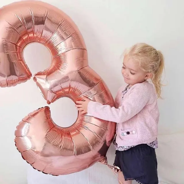 Blue Birthday Inflatable Numbers