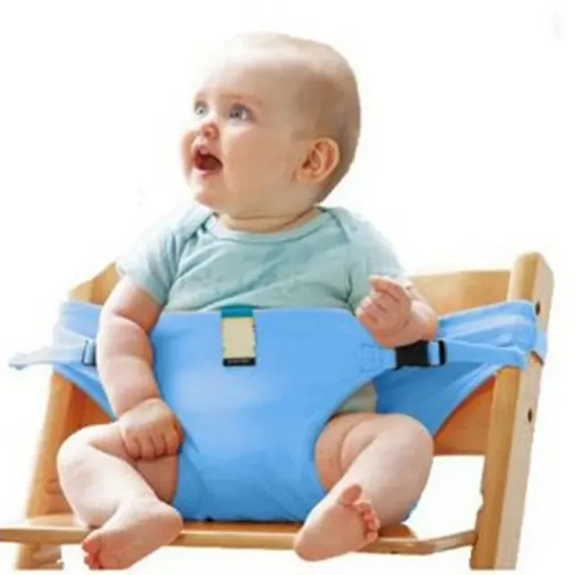 Safety portable elastic seat for a children's dining chair