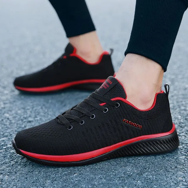 Pantofi sport pentru alergare ușori din tricot pentru bărbați