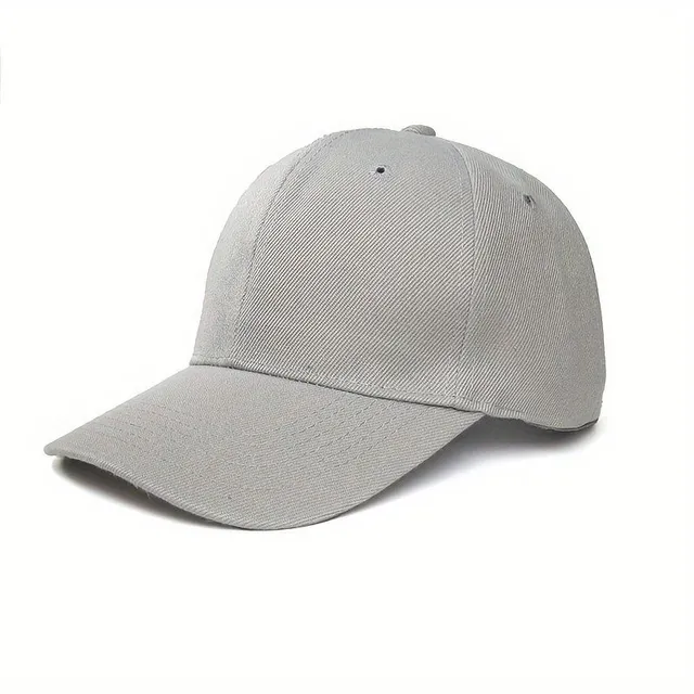Minimalistická priedušná baseballová čiapka v jednofarebnom dizajne
