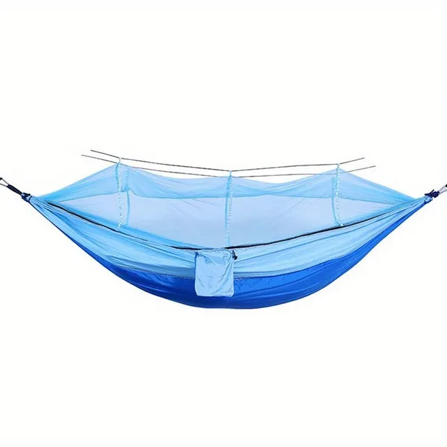 Anti-cottage double hammock with mosquito net for outdoor camping and home use