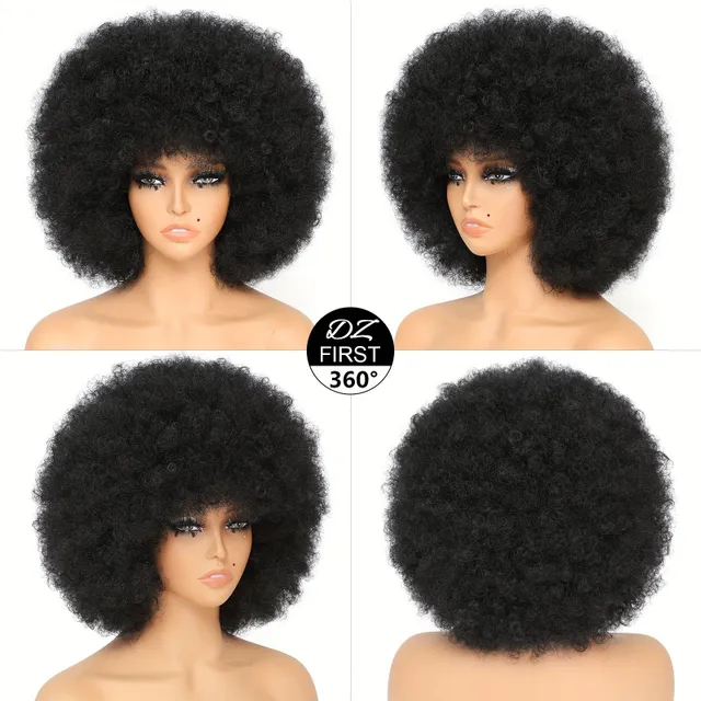 Afro wigs of the 1970s and 1980s