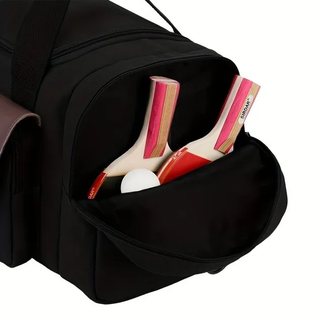Velkoobjemná plátěná cestovní taška s kapsou na vozík - společník pro vaše dobrodružství