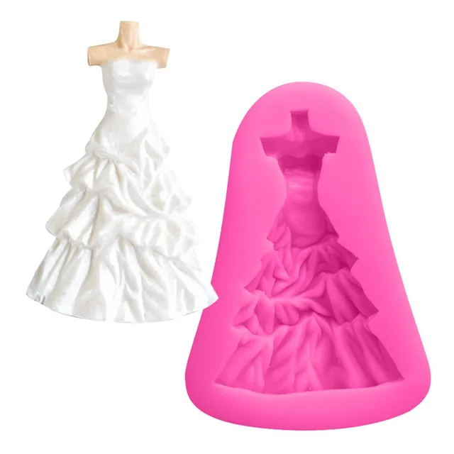 Silicone form wedding dress