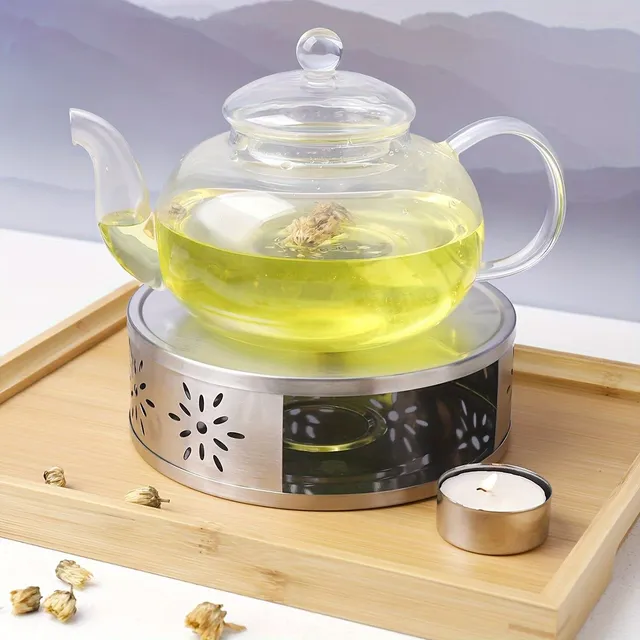 Portable stainless steel tea heater without electricity for household and outdoor use