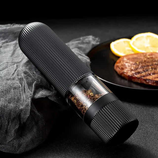 Fashion electric spice grinder - black