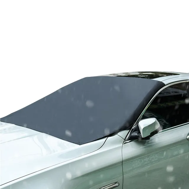 Magnetic car screen against frost and sun