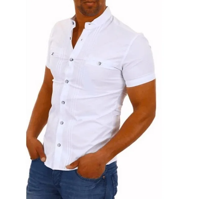 Men's casual slim fit shirt