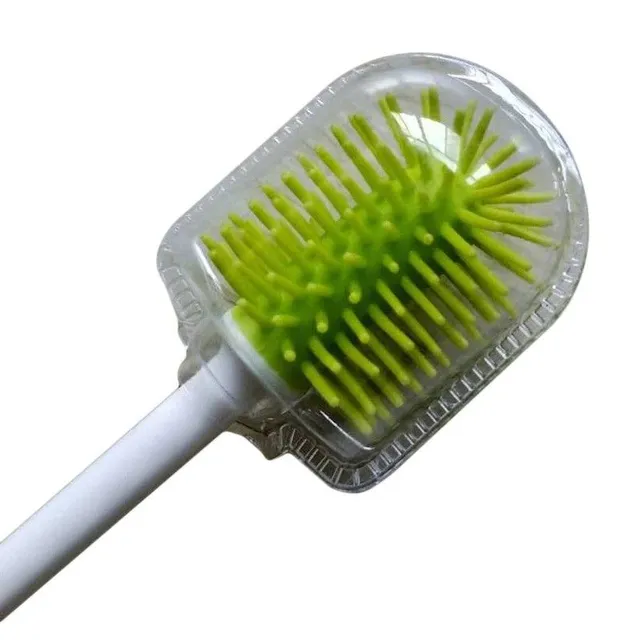 Brosse en silicone pour bouteilles et verres