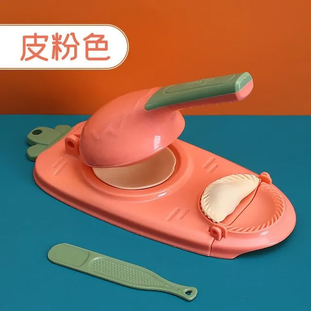 DIY Dumplings Maker Dough Pressing Tool Kézi készítésű csomagolás Műanyag penész Maker Dumpling Skin Artifact Dough Press Konyha kiegészítők