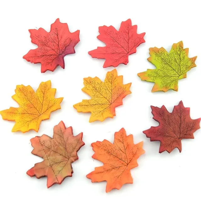 Decorative maple leaves - 100 pcs