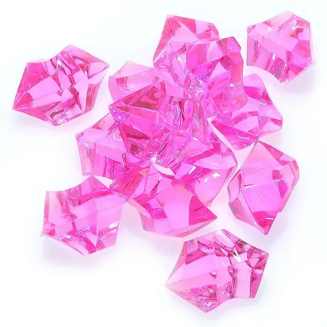 Acrylic crystal gemstones for the decoration of aquariums and vases