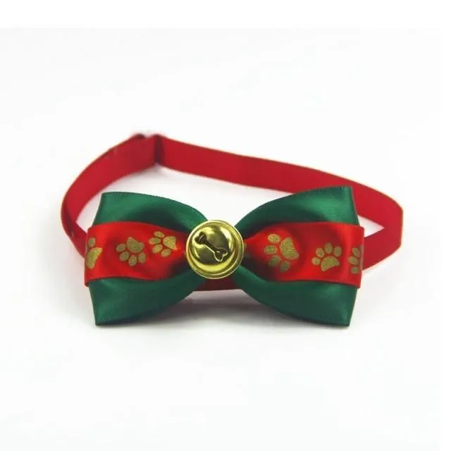 Christmas bow tie for dog