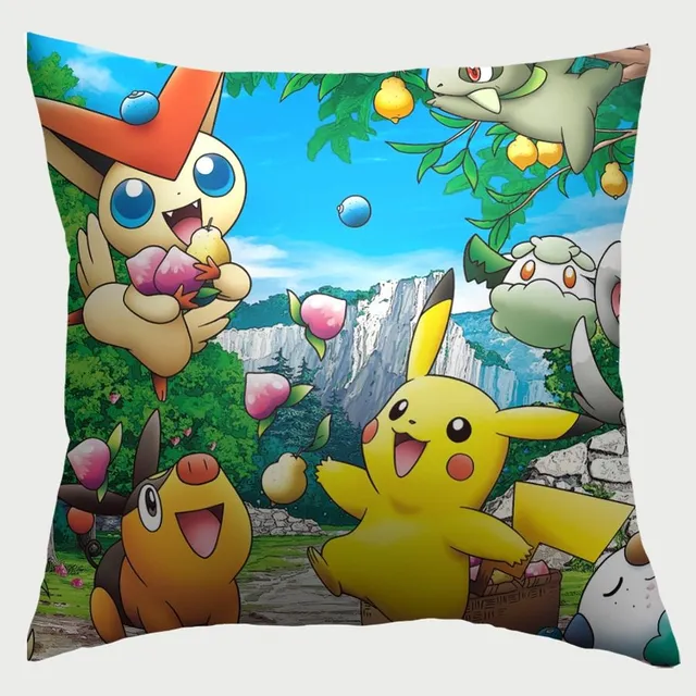 Krásne obliečky na vankúše s motívom populárnych Pokémonov