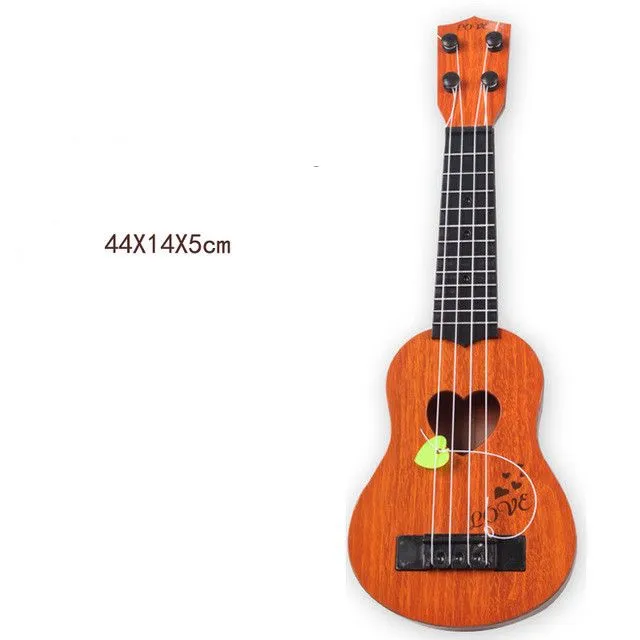 Children's ukulele in three colours