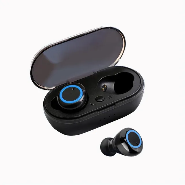 Sports Wireless Headphones with Rechargeable Case - Y50