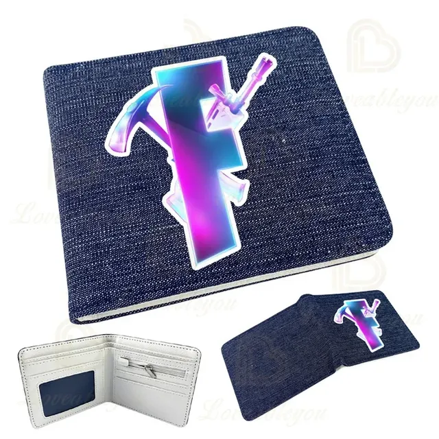 Baby jean wallet with themes favorite games Fortnite