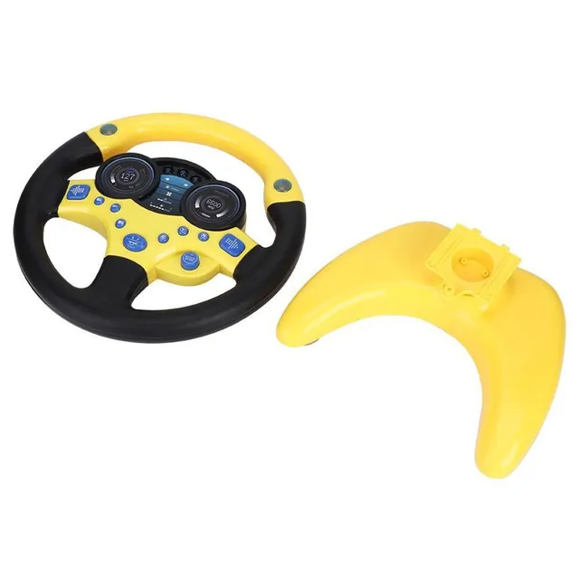 Children's electric interactive steering wheel