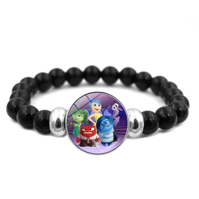 Colorful baby bead bracelet with pictured figure from a fairy tale In the head 2 - Inside Out 2