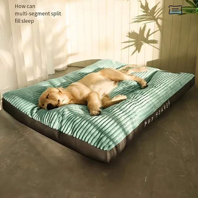 1 pc Winter bed for dog, removable and washable, floor mat, universal for all seasons, suitable for large dogs