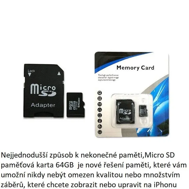 Memory card Micro SD memory card 64GB